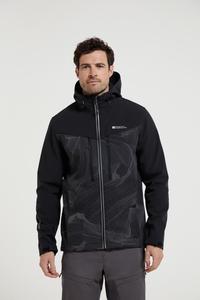 Куртка Illuminate II Jacket Водонепроницаемое пальто из софтшелла Mountain Warehouse, черный
