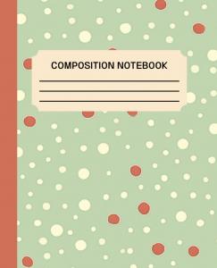 composition notebook for children, adults, and office workers with pastel-colored circle shapes.: pastel-colored circle shapes (Independently published)