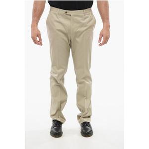 Хлопковые брюки с четырьмя карманами Corneliani, Beige