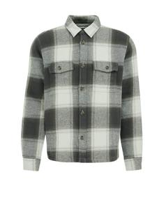 WE Fashion Рубашка на пуговицах комфортного кроя в темно-зеленом цвете