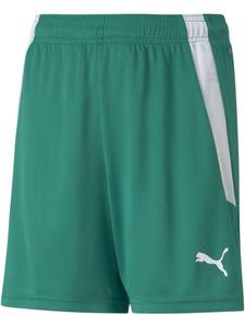 Спортивные шорты TeamLIGA Shorts Jr зеленого цвета Puma