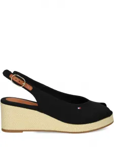 Эспадрильи с ремешком на пятке Tommy Hilfiger, черный