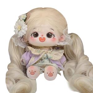 Плюшевая кукла Platinum Chestnut Iris Garden Dolls высота 12 см длина 22 см COTTON PLANET