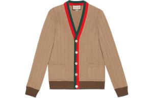 Свитер мужской верблюжий Gucci, коричневый