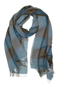 Модный шарф COLLEZIONE ALESSANDRO "Tenero", производство Италия, синий