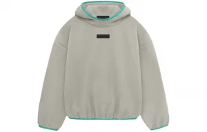 Толстовка с капюшоном из флиса Polar Fear Of God Essentials, seal серый