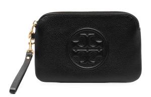 TORY BURCH Клатч Perry Polyurethane женский black