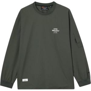 Свитшот мужской Alpha Industries, зеленый