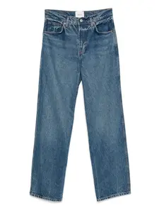 Джинсы Val 90s прямого кроя Reformation, синий