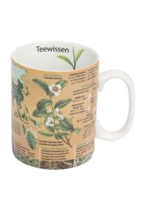 Кружка Чашка знаний с ручкой, фарфор KöNitz, светло-коричневый