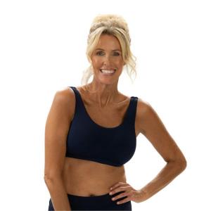 Женский бикини-топ с круглым вырезом Dolfin, синий