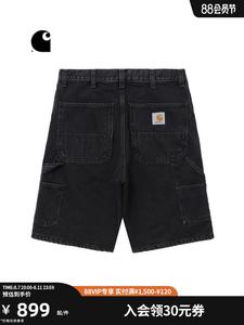 Шорты мужские Carhartt WIP с логотипом и множеством карманов, черный