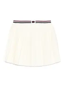 Юбка с плиссировкой на поясе TWINSET Kids, нейтральный