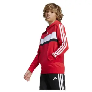 Толстовка adidas Seasonal Essentials Tiberio с тремя полосками из флиса, красный