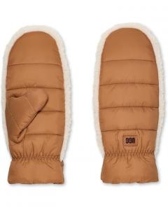 Перчатки UGG Aw Uggfluff Mitten, цвет Chestnut