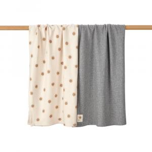 Комплект из 2 пеленальных одеял Baby Carter's, серый