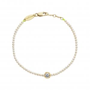 Redline Браслет Diamond, Pearl, 18K Gold для женщин