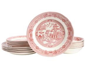 Столовый сервиз, красно-белый, «Китайский квартал», 18 предметов Creatable, красный/белый