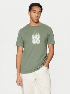 Футболка обычного кроя Dalayer 50535363 Hugo, зеленый