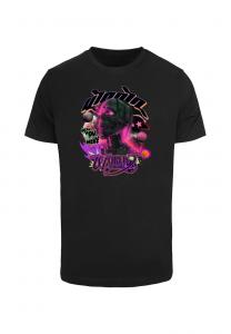 Футболка с принтом WISH YOU WERE HERE Mister Tee, черный