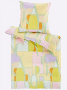 Постельное белье с принтом в цветах резеда и лимон Heine, 135x200 см + 40x80 см