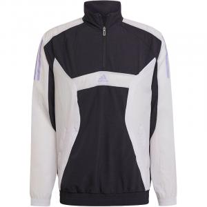 Adidas Куртка AEROREADY TRAINING 14 мужская, черная с серыми точками