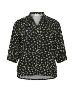 Блуза KAFFE CURVE Emina Maja, черный