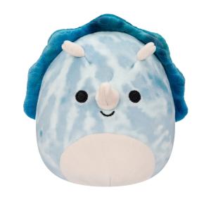 Squishmallows Flipmallows Series 17, плюшевые, 13 см Далила/Джером — фиолетовый динозавр/синий тай-дай трицератопс — Flipamallows