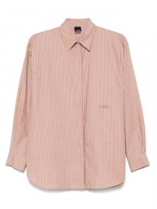 Полосатая рубашка PINKO, коричневый