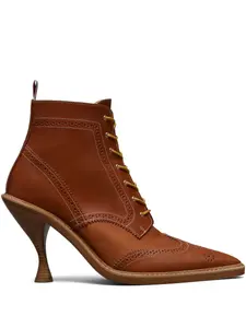 Ботильоны Wingtip 90 THOM BROWNE, коричневый