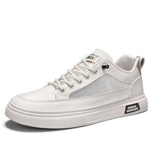 SHOUBA Мужские лоу-топ скейтборд кроссовки черные, цвет Black