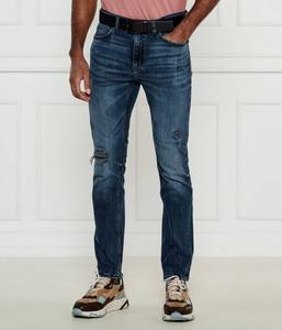 Джинсы мужские Hugo 708 с рваным эффектом, синий