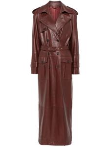 Кожаный тренч Giuseppe Di Morabito, красный