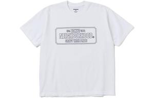 Футболка из хлопка с логотипом NEIGHBORHOOD, белый