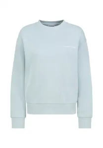 Толстовка с принтом на спине mit bestickten Sublevel, Light Blue