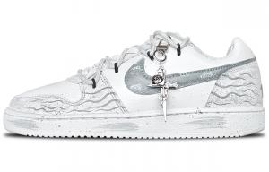 EBERNON Coverage устойчивые к истиранию низкие кроссовки для скейтбординга унисекс Nike, серый/белый