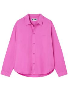 Рубашка из хлопка Sunnei, розовый
