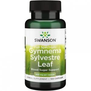 Джимнема Сильвестра лист 400 мг 100 капсул, Swanson