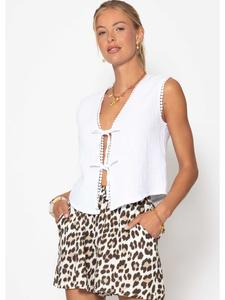 Топ SASSYCLASSY, белый