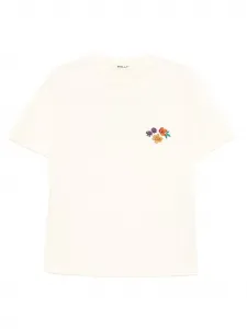 Хлопковая футболка с принтом логотипа Bally, желтый