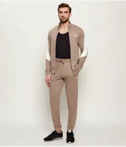 Спортивный костюм regular fit Ea7, бежевый