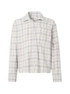 Рубашка на пуговицах классического кроя HOLLISTER, белый