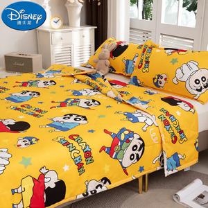 Disney Постельное белье, 4 предмета, простыня 180x200 см, пододеяльник 200x230 см, бязь, bianbian xiaoxin