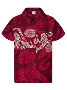 Рубашка King Kameha Maori Chest, красный