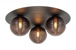 Потолочный светильник 38/15 см Novel, коричневый/черный