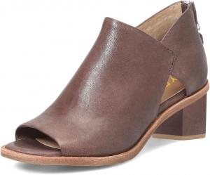 Женские босоножки YDN с открытым носком, невысокие массивные каблуки, задняя молния, сандалии-ботильоны, удобная повседневная обувь, размеры US 4-16, Brown