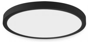 Светодиодный потолочный светильник Nettlife Sullivan, черный - пластик - 23 x 3 x 23 см