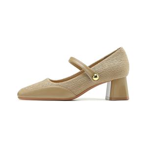 Zubumei Мэри Джейн на платформе 5 см женские молочный чай, цвет Milk Tea