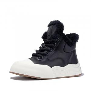 Кеды, скейтборд обувь женская высокая Bellalily, черный