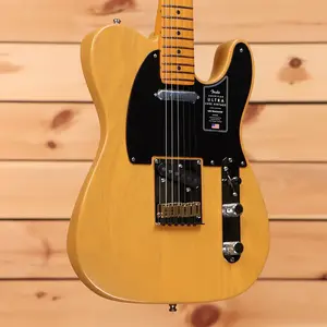 Fender American Ultra Luxe '50s Telecaster - Бутерскотч Блонд - US25001959 - PLEK'd